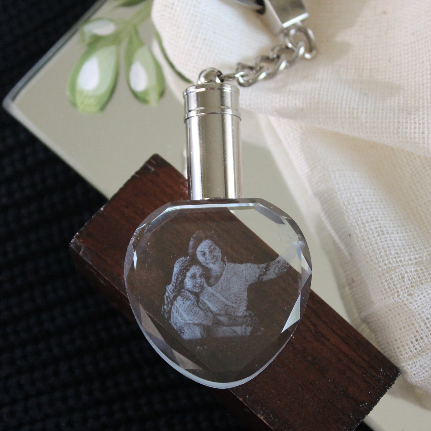 LED Keychain Heart