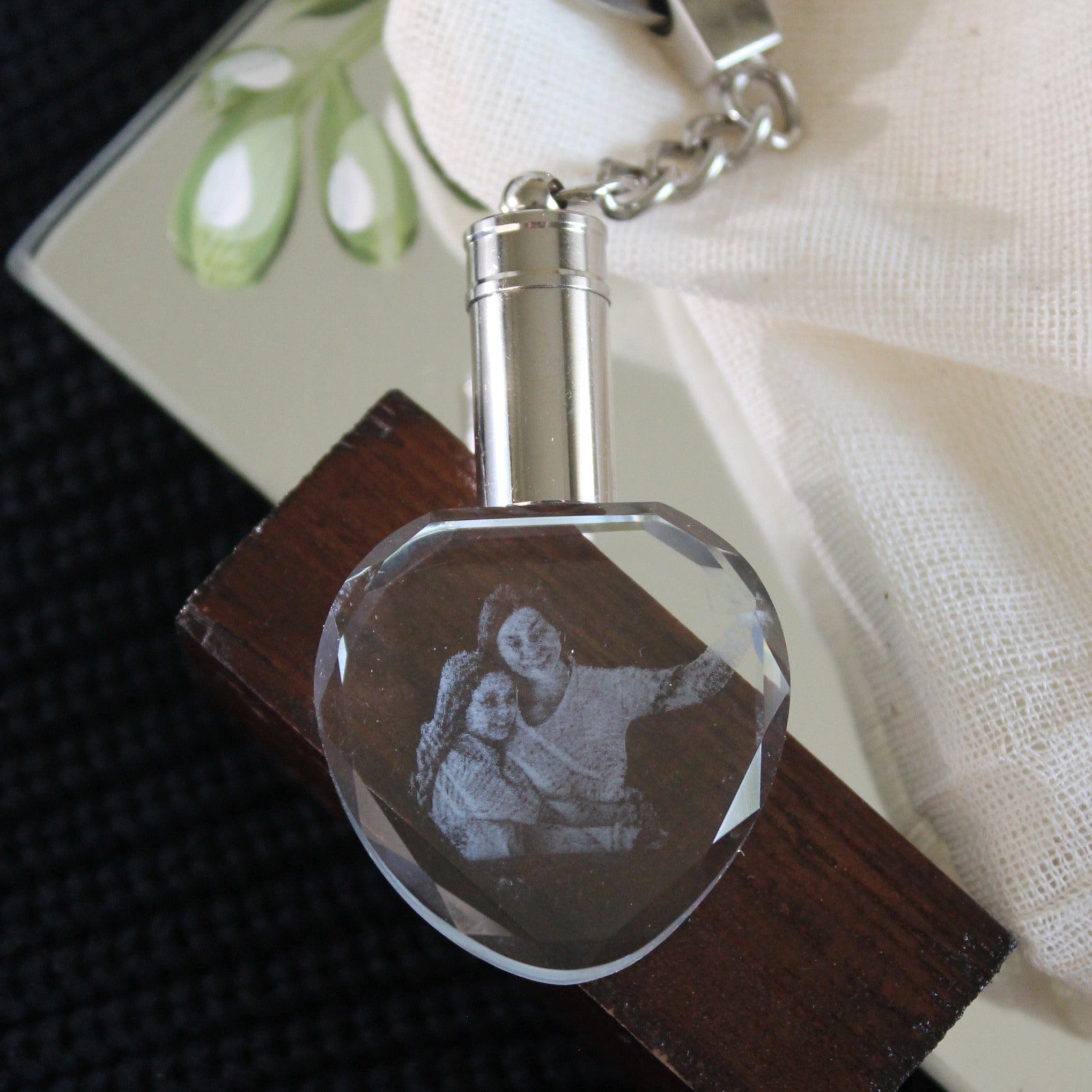 LED Keychain Heart