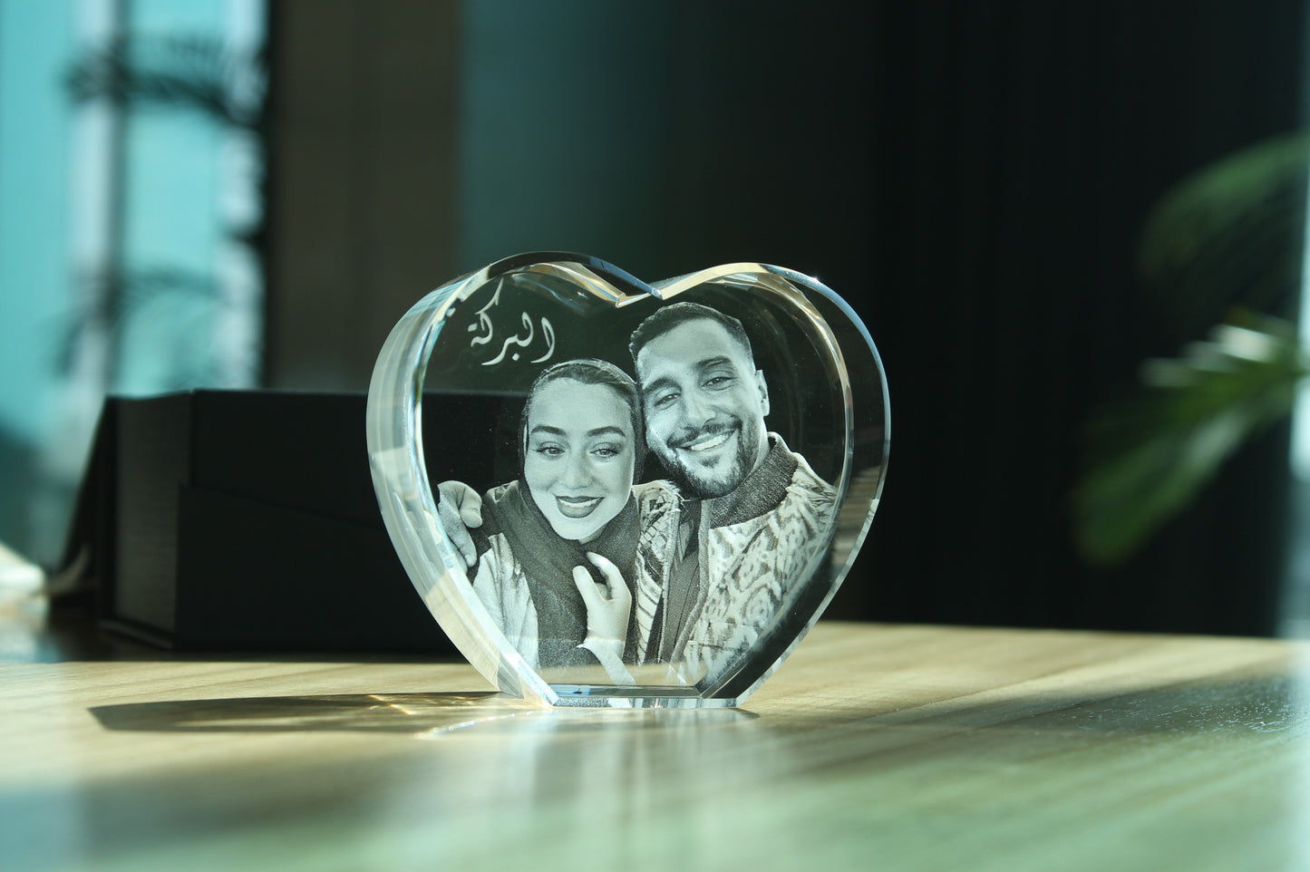 كريستالة على شكل قلب