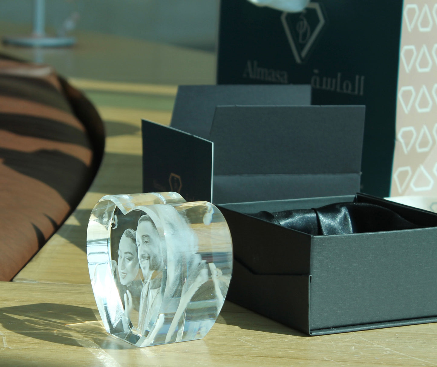 كريستالة على شكل قلب