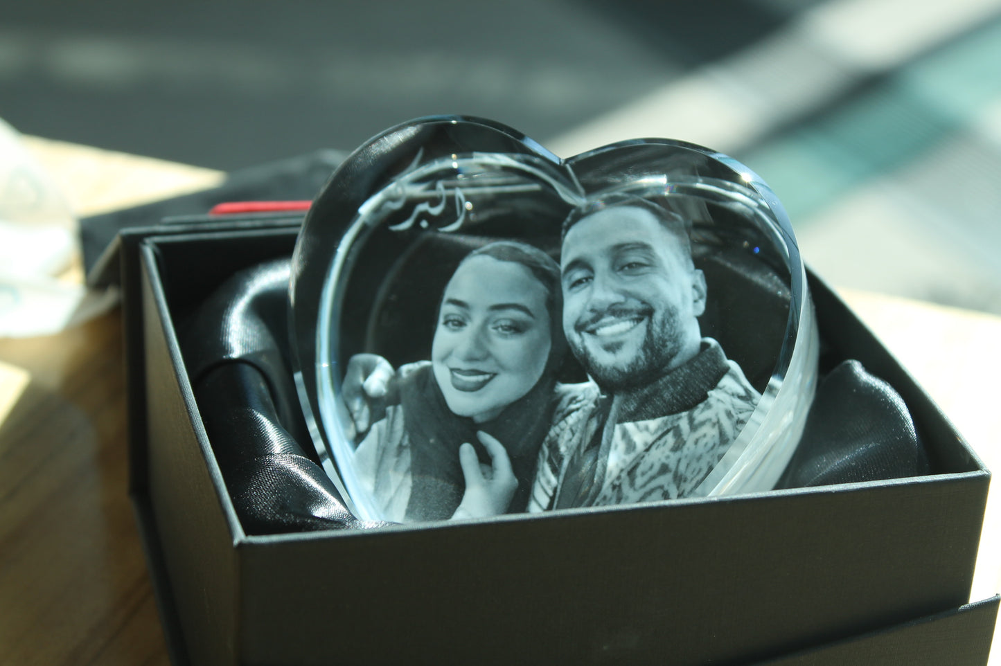 كريستالة على شكل قلب